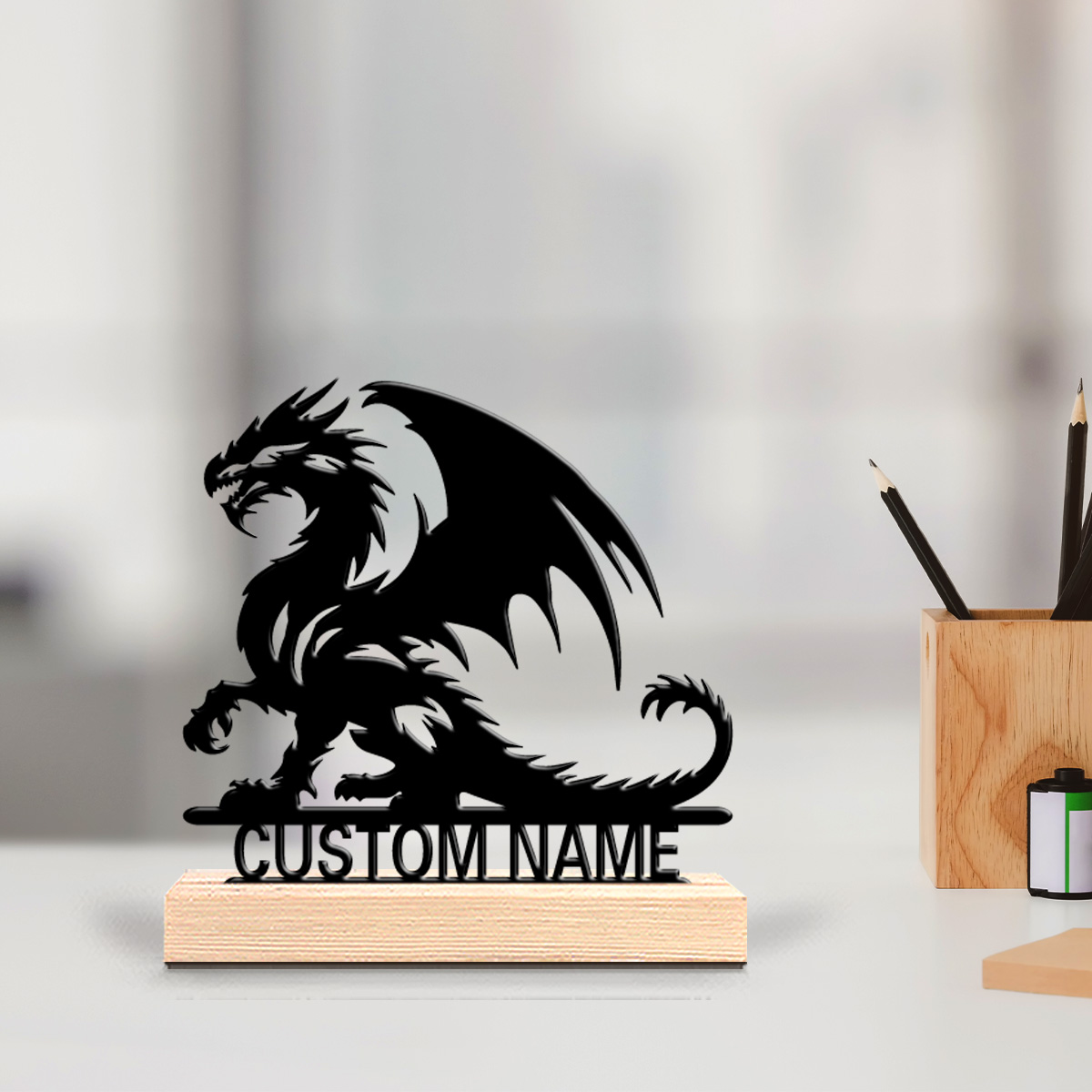 Vintage Collector - 1pc Cute Personalized Custom Dragon Metal