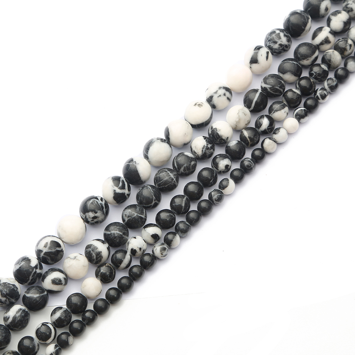 Natural Stone Black And White  - Vintage Collectible Marbles บทวิจารณ์และราคา