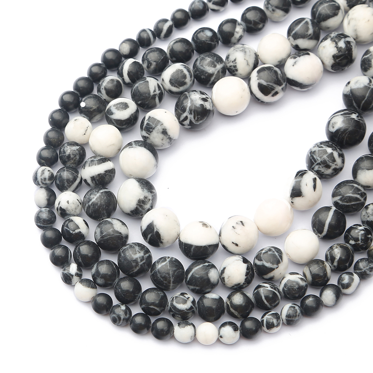 Natural Stone Black And White  - Vintage Collectible Marbles บทวิจารณ์และราคา
