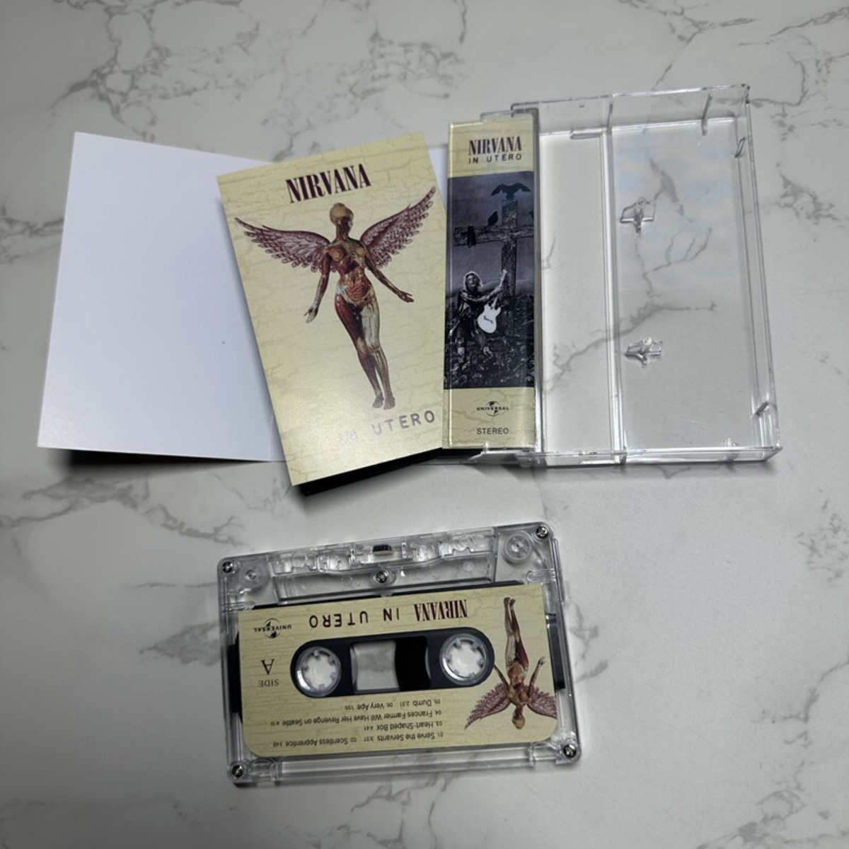 Nirvana in Utero Cassette Tape - Vintage And Collectible บทวิจารณ์และราคา