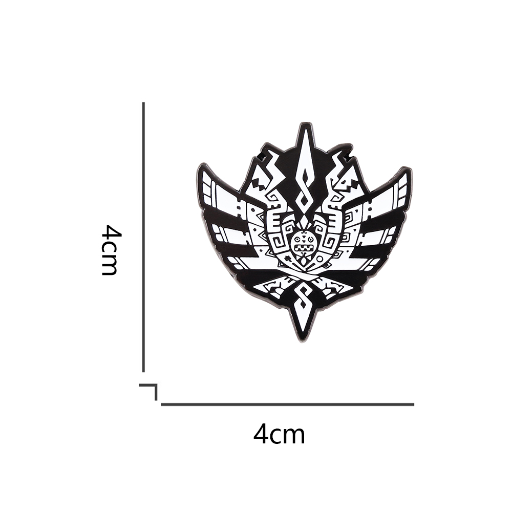 MH4 Monster Hunter-4 Logo Badg - Collectible Vintage Brooches บทวิจารณ์และราคา