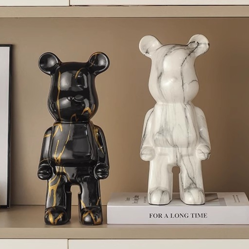 28cm Aesthetic Bear Figure Res - Vintage Collectible Marbles บทวิจารณ์และราคา
