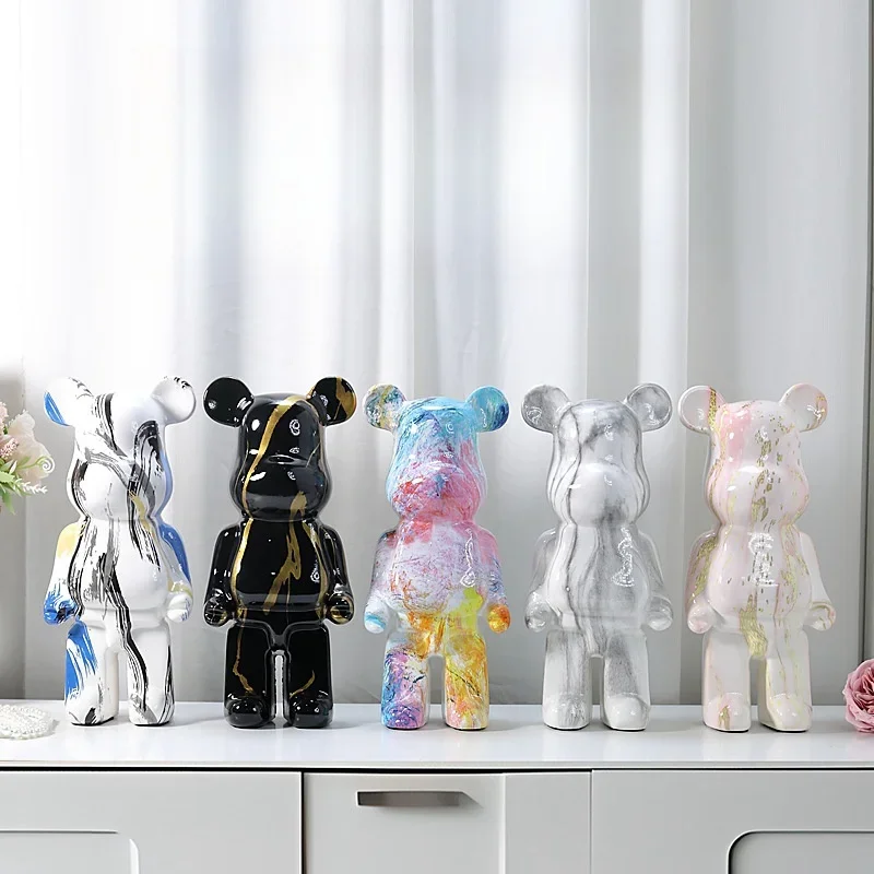 28cm Aesthetic Bear Figure Res - Vintage Collectible Marbles บทวิจารณ์และราคา