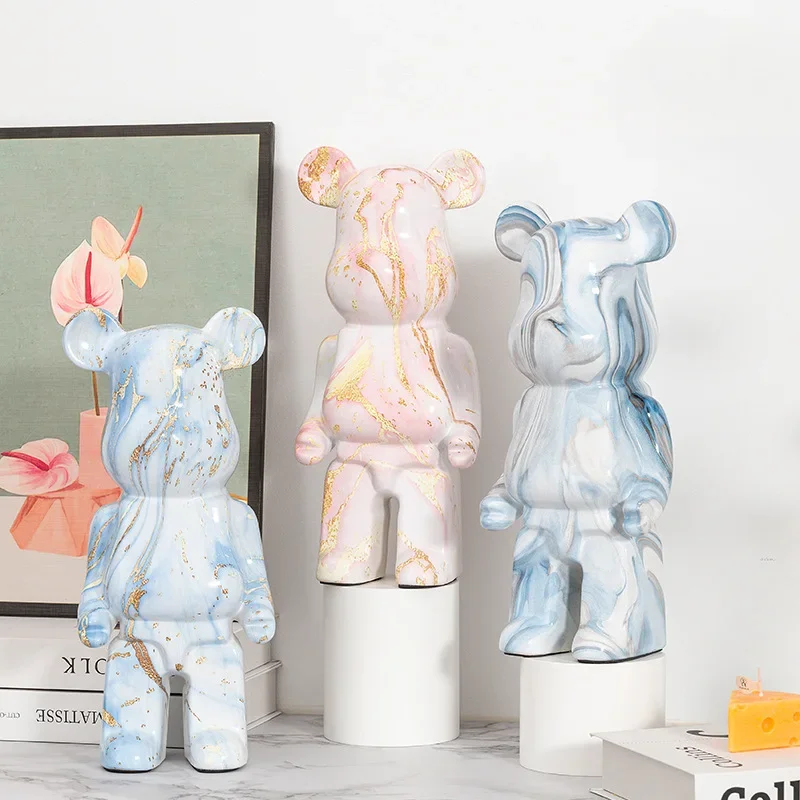 28cm Aesthetic Bear Figure Res - Vintage Collectible Marbles บทวิจารณ์และราคา