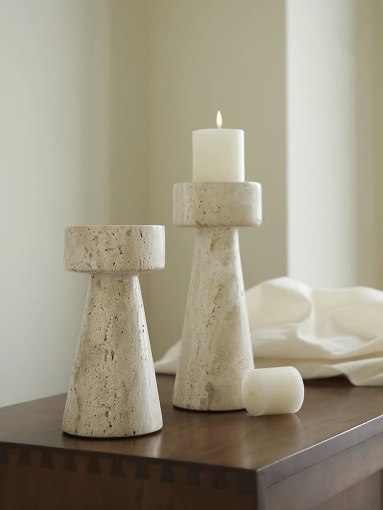 Minimalist Marble Candle Holde - Vintage Collectible Marbles บทวิจารณ์และราคา