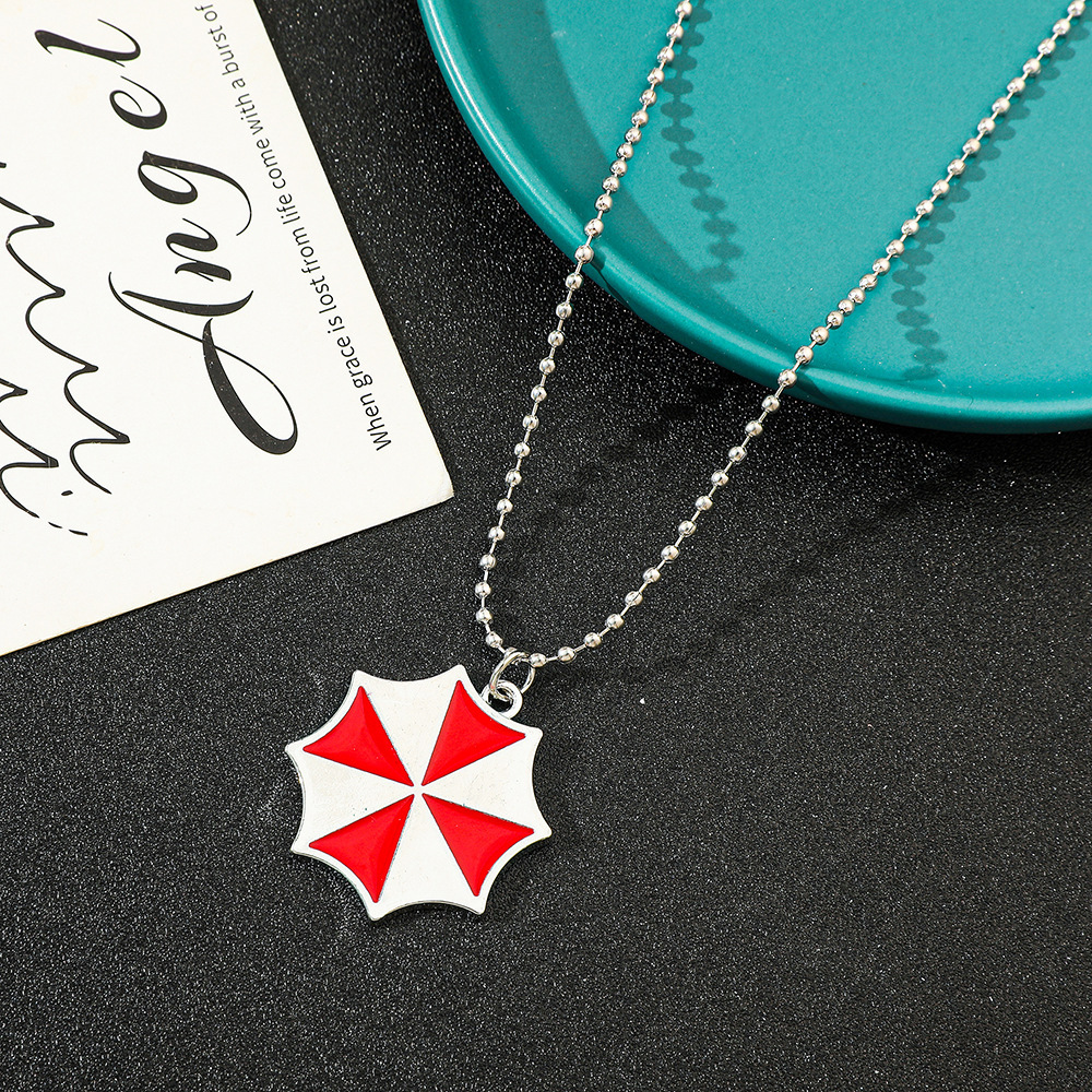 Vintage Fashion Red Umbrella P - Vintage Necklace บทวิจารณ์และราคา