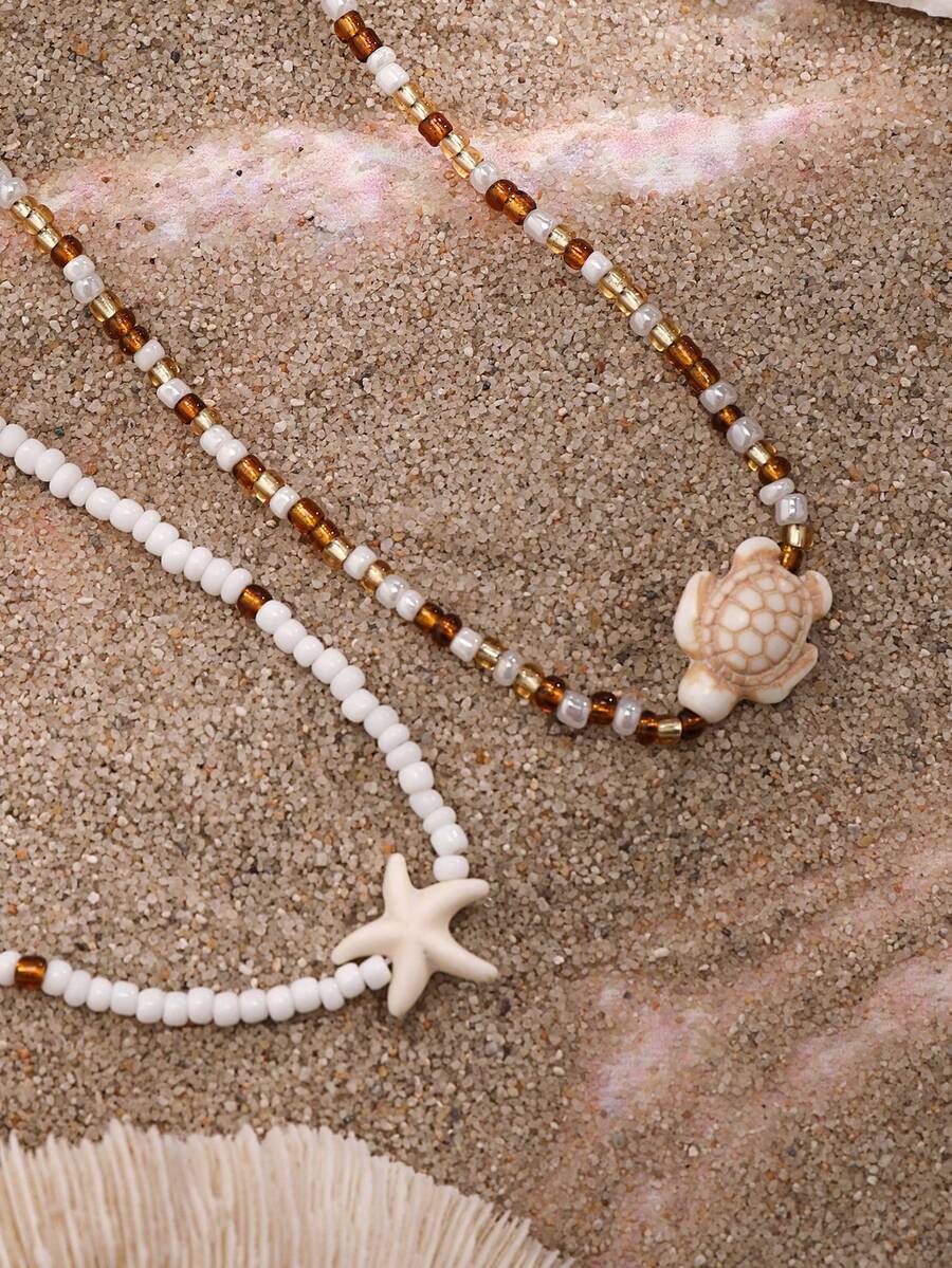 2pcs Vintage Bohemian Style St - Vintage Necklace บทวิจารณ์และราคา