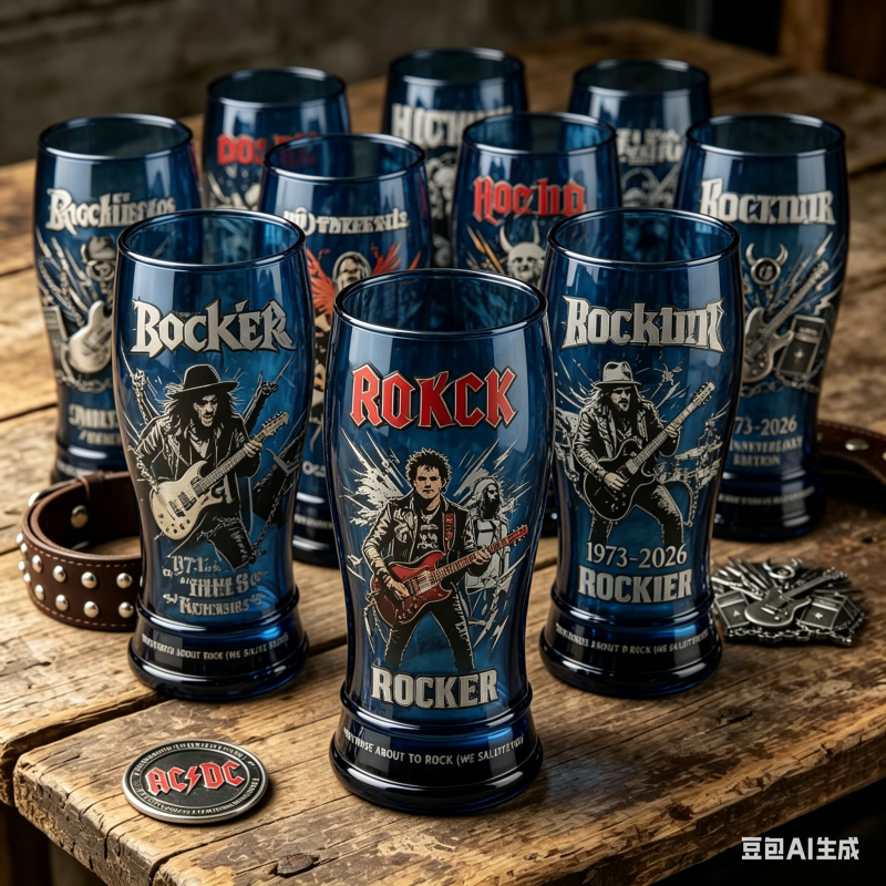 RURUYA AC/DC 53rd Anniversary  - Vintage Collectible Glass บทวิจารณ์และราคา
