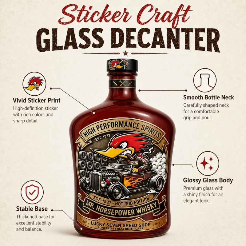 Vintage Hot Rod Mr Horsepower  - Vintage Collectible Glass บทวิจารณ์และราคา