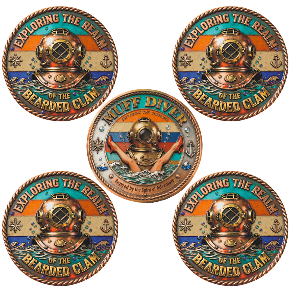5pcs Vintage Diving Helmet Nau - Vintage Collectible Coins บทวิจารณ์และราคา