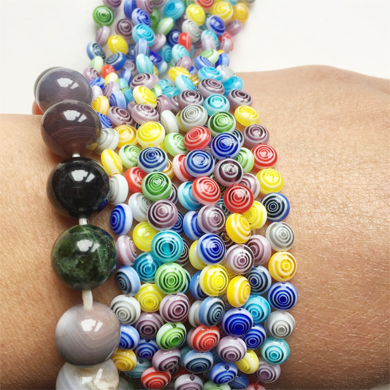 Ped Circles Flower Murano Mill - Vintage Collectible Marbles บทวิจารณ์และราคา