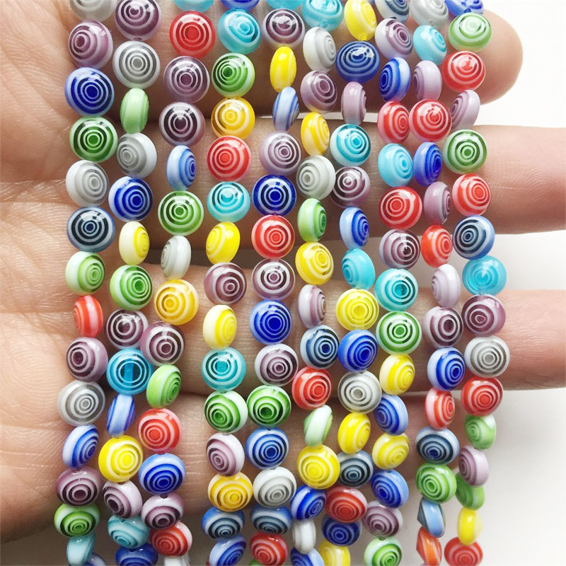 Ped Circles Flower Murano Mill - Vintage Collectible Marbles บทวิจารณ์และราคา