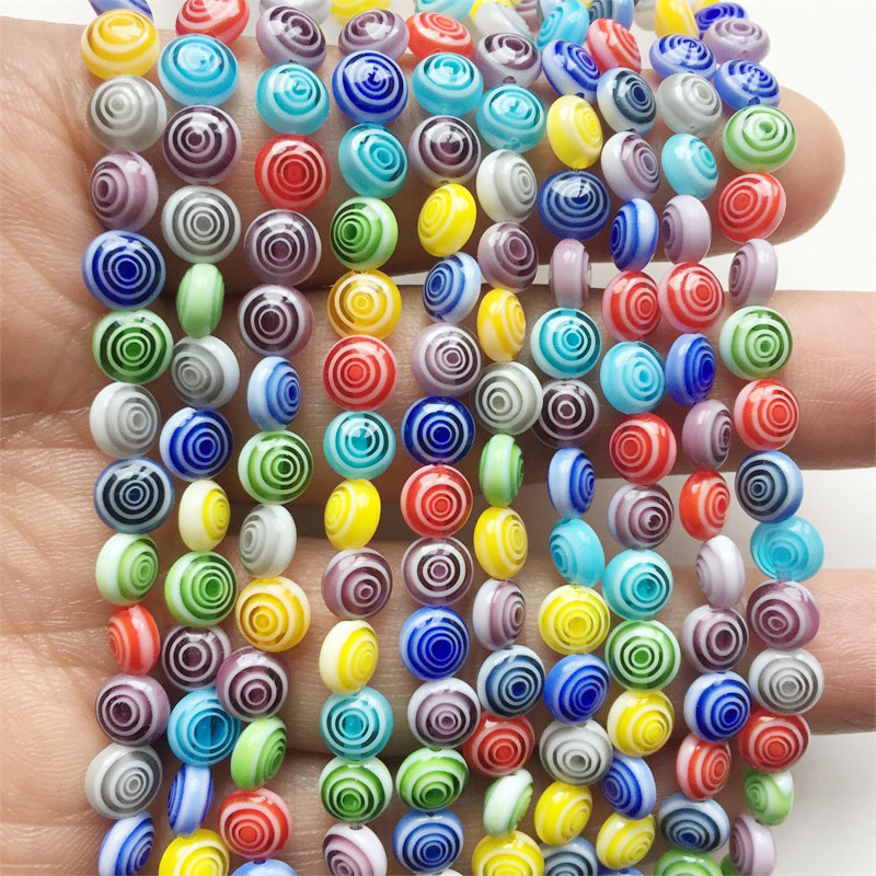 Ped Circles Flower Murano Mill - Vintage Collectible Marbles บทวิจารณ์และราคา