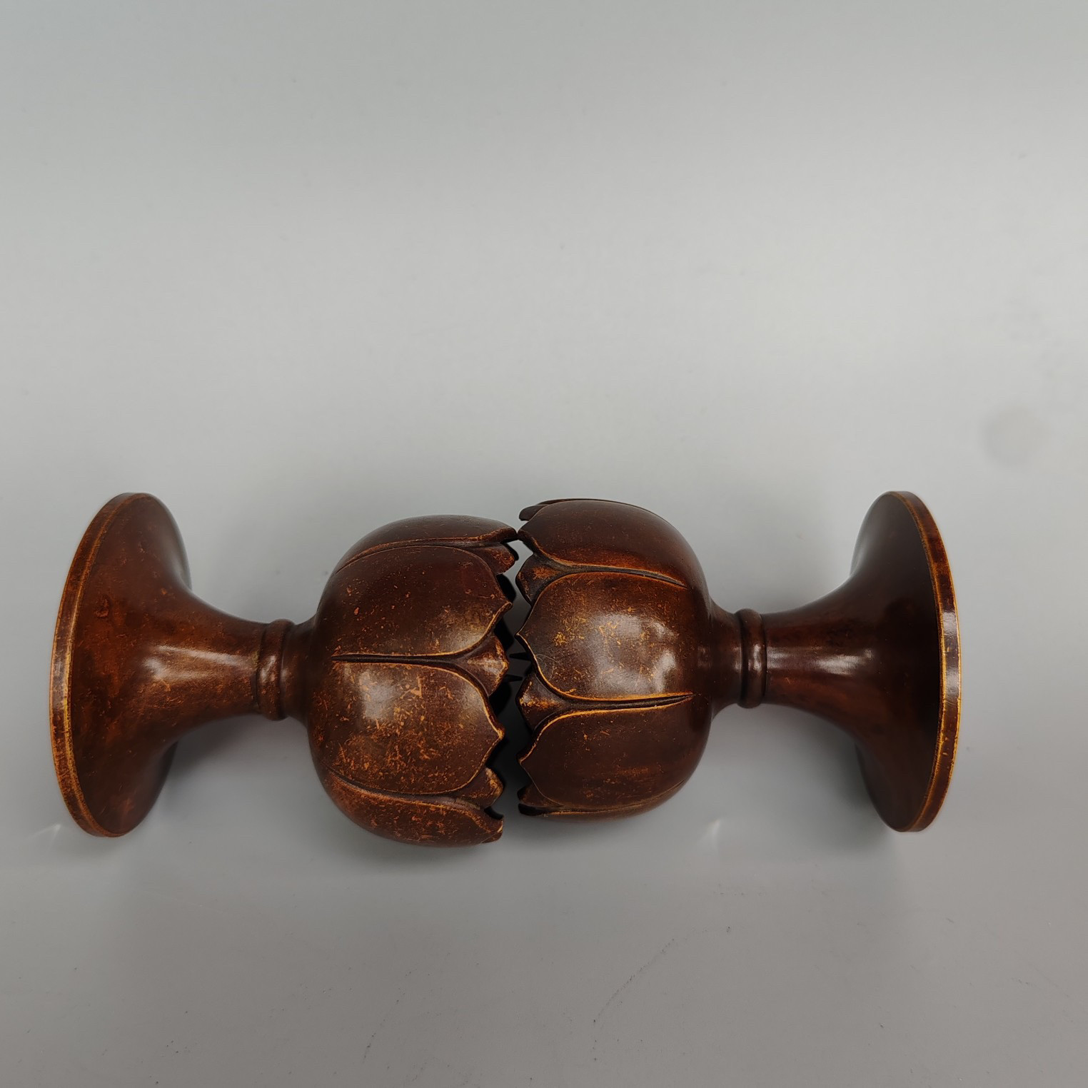 2Pcs Vintage Pure Brass Cups C - Collectible Vintage Matches บทวิจารณ์และราคา