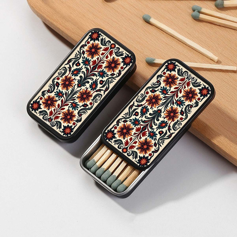 Vintage Metal Match Box Peaky  - Collectible Vintage Matches บทวิจารณ์และราคา