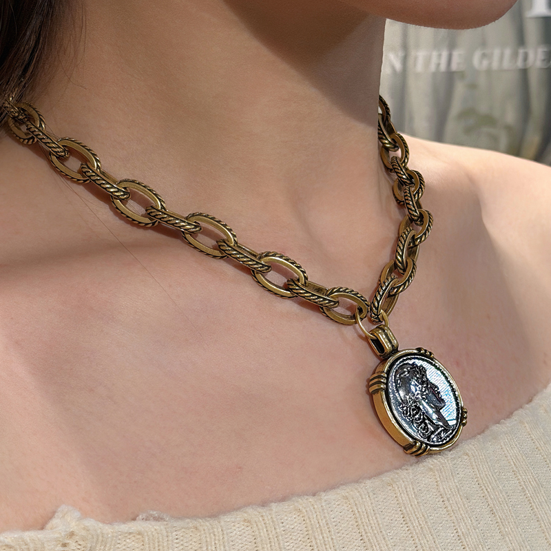 Vintage Chokers Necklace Ancie - Vintage Collectible Coins บทวิจารณ์และราคา