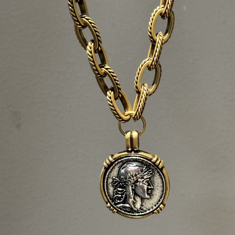 Vintage Chokers Necklace Ancie - Vintage Collectible Coins บทวิจารณ์และราคา
