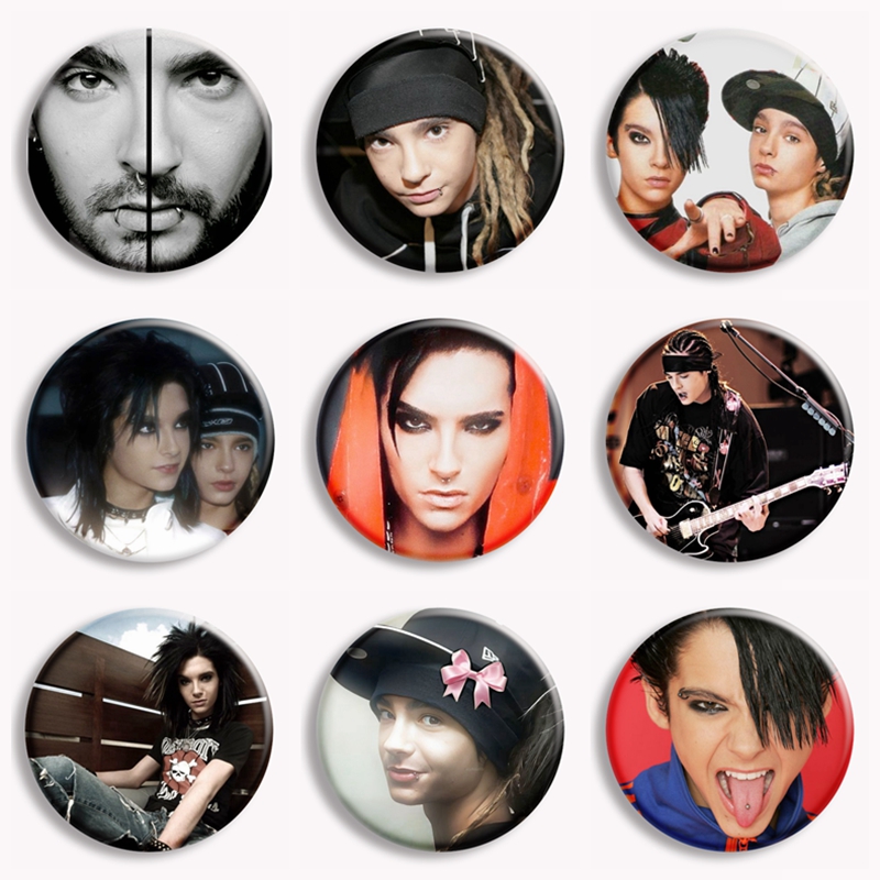 Rock Band Tokio Hotel Kaulitz  - Collectible Vintage Brooches บทวิจารณ์และราคา