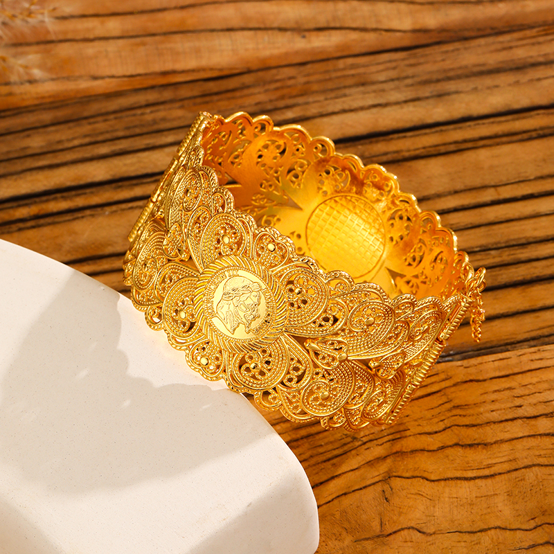 Vintage Coin Pattern Cuff Brac - Vintage Collectible Coins บทวิจารณ์และราคา