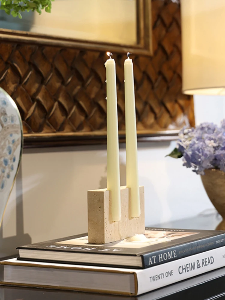 2 Holes Marble Candlestick Hol - Vintage Collectible Marbles บทวิจารณ์และราคา