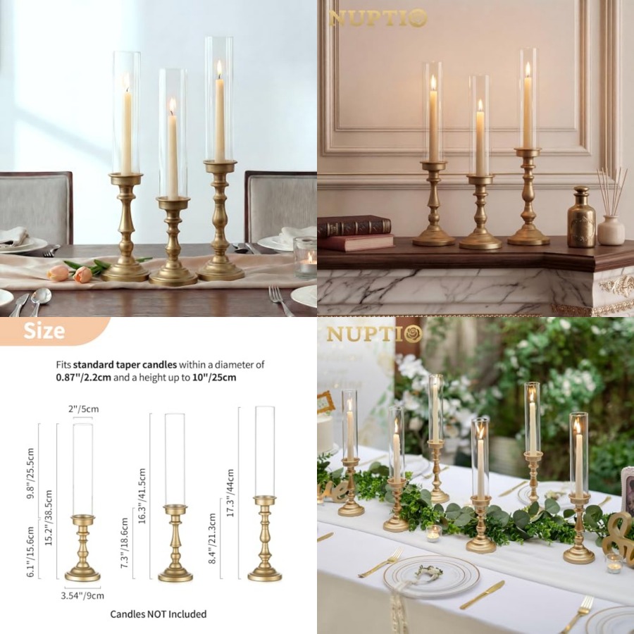Hurricane Candle Holder for Ce - Vintage Collectible Glass บทวิจารณ์และราคา
