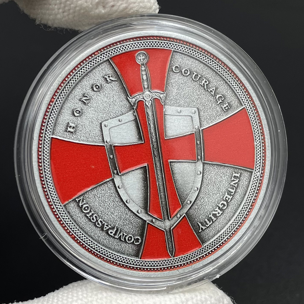 Knight Templar Challenge Coin  - Vintage Collectible Coins บทวิจารณ์และราคา