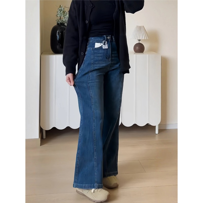 Autumn Elastic Bell Bot Jeans  - Collectible Vintage Matches บทวิจารณ์และราคา
