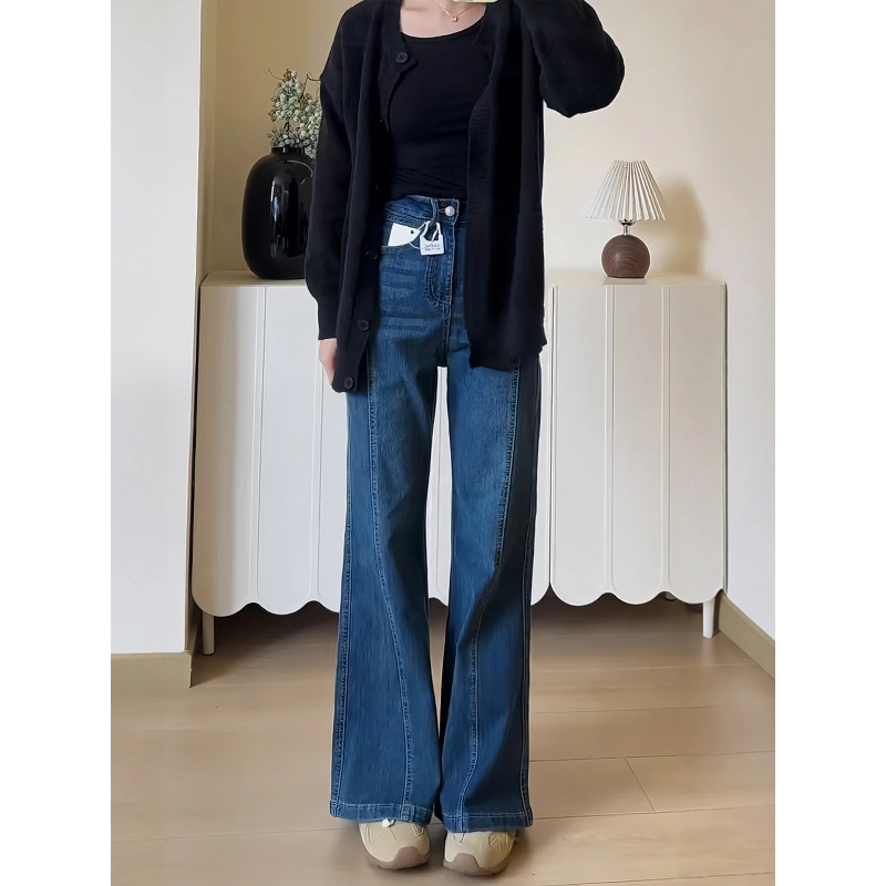 Autumn Elastic Bell Bot Jeans  - Collectible Vintage Matches บทวิจารณ์และราคา