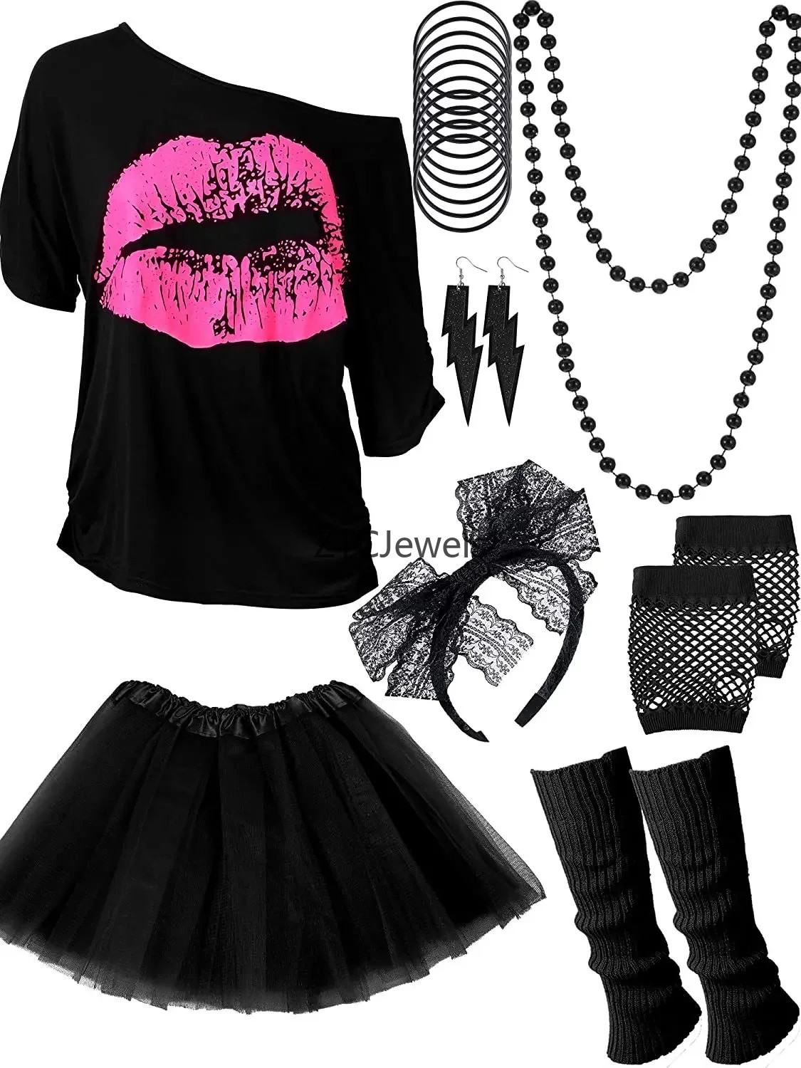 Vintage 80s Prom Costume Set f - Vintage Necklace บทวิจารณ์และราคา